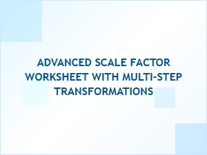 Multi-Step Scale Factor Problems for Proportional Reasoning